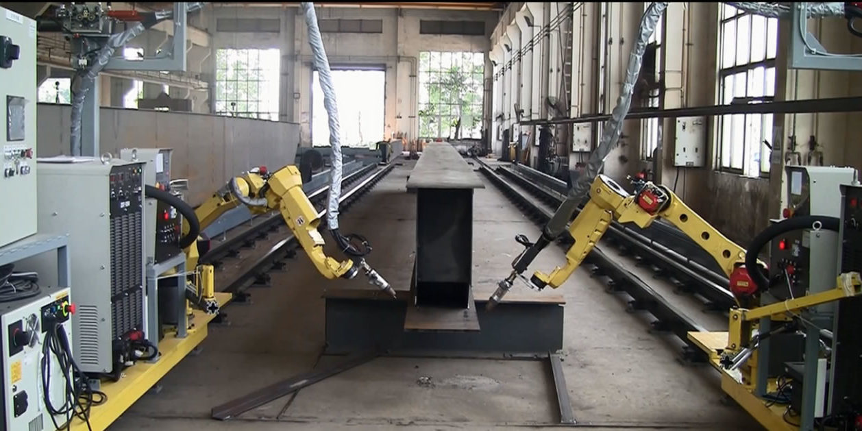 机器人焊接生产线